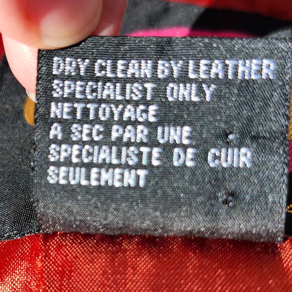 VINTAGE CAVIAR Leather Fringe Tassel Vest Women's Size Small Western Wear Brown - Picture 3 of 8